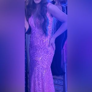 PINK BARBIE PROM DRESS